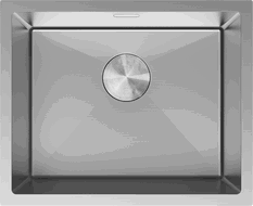 Mexen Trixo évier en acier inoxydable 1 bac 540 x 440 mm, inox - 6414541000-01