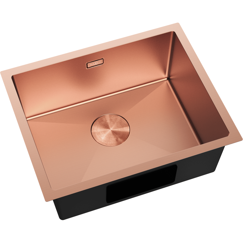 Mexen Trixo évier en acier inoxydable 1 bac 540 x 440 mm, cuivre - 6414541000-65
