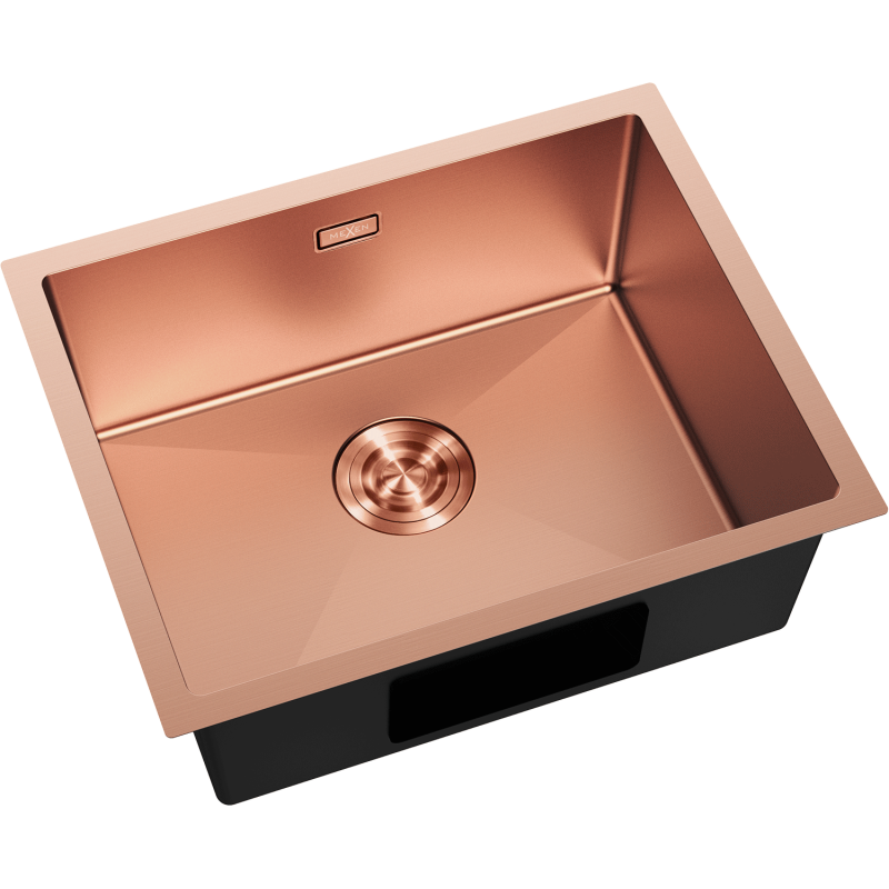 Mexen Trixo évier en acier inoxydable 1 bac 540 x 440 mm, cuivre - 6414541000-65