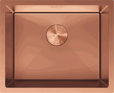 Mexen Trixo évier en acier inoxydable 1 bac 540 x 440 mm, cuivre - 6414541000-65