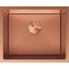 Mexen Trixo évier en acier inoxydable 1 bac 540 x 440 mm, cuivre HC - 6414541000-65HC