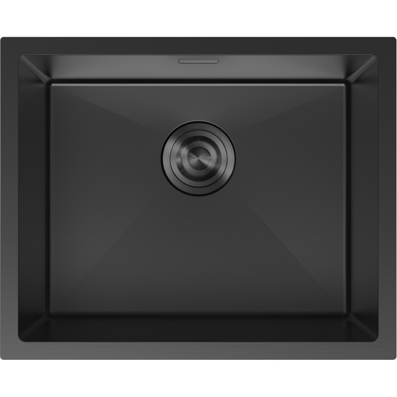 Mexen Trixo évier en acier inoxydable 1-bac 540 x 440 mm, noir - 6414541000-70
