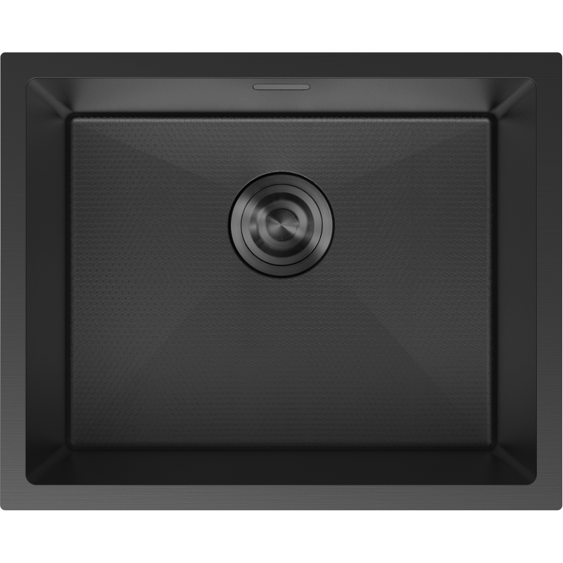 Mexen Trixo évier en acier inoxydable 1 bac 540 x 440 mm, noir HC - 6414541000-70HC