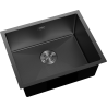 Mexen Trixo évier en acier inoxydable 1 bac 540 x 440 mm, noir HC - 6414541000-70HC