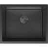 Mexen Trixo évier en acier inoxydable 1 bac 540 x 440 mm, noir HC - 6414541000-70HC