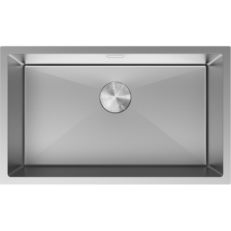 Mexen Trixo évier en acier 1 bac 750 x 440 mm, inox - 6415751000-01