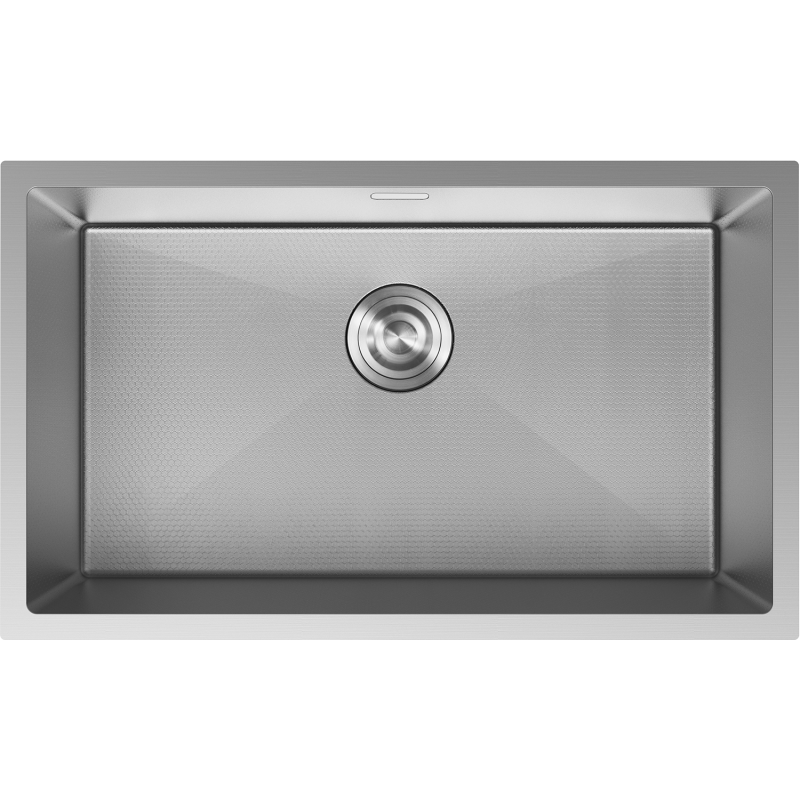 Mexen Trixo évier en acier inoxydable 1 cuve 750 x 440 mm, inox HC - 6415751000-01HC