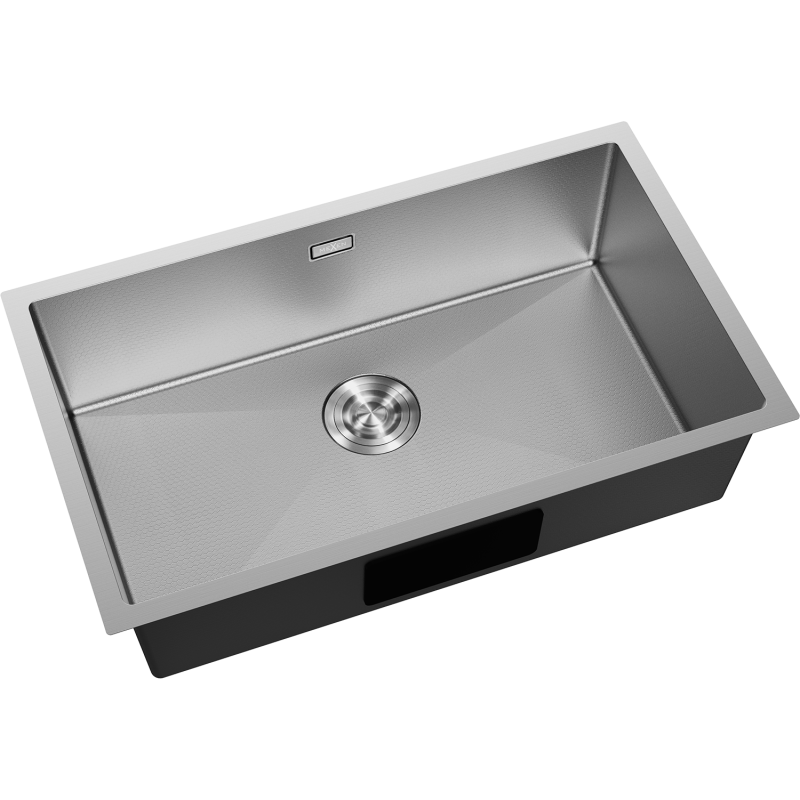 Mexen Trixo évier en acier inoxydable 1 cuve 750 x 440 mm, inox HC - 6415751000-01HC
