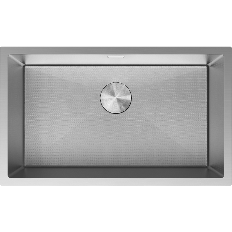 Mexen Trixo évier en acier inoxydable 1 cuve 750 x 440 mm, inox HC - 6415751000-01HC