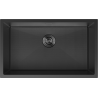 Mexen Trixo évier en acier inoxydable 1 bac 750 x 440 mm, noir HC - 6415751000-70HC