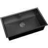 Mexen Trixo évier en acier inoxydable 1 bac 750 x 440 mm, noir HC - 6415751000-70HC