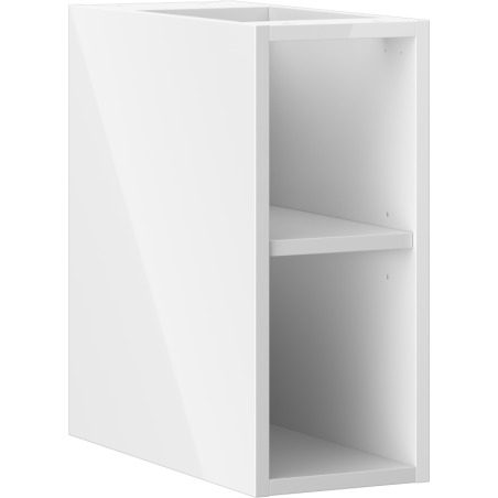 Mexen Box-A armoire ouverte avec étagère 20 cm, blanc brillant - 91AX2-0200-470-0-00