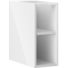 Mexen Box-A armoire ouverte avec étagère 20 cm, blanc brillant - 91AX2-0200-470-0-00