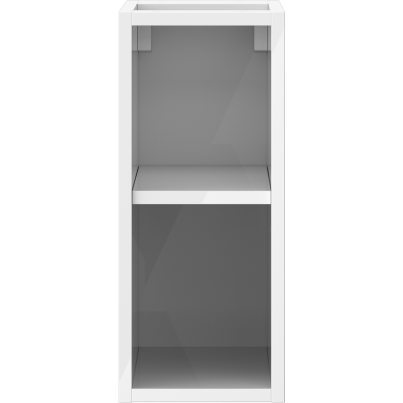 Mexen Box-A armoire ouverte avec étagère 20 cm, blanc brillant - 91AX2-0200-470-0-00