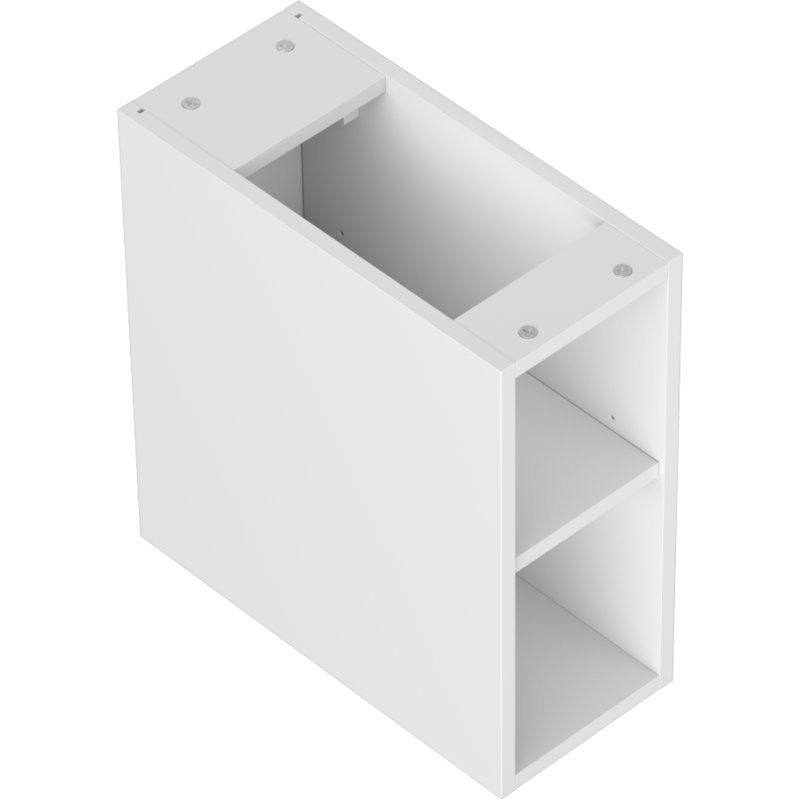 Mexen Box-A, armoire ouverte avec étagère 20 cm, blanc mat - 91AX2-0200-470-0-01