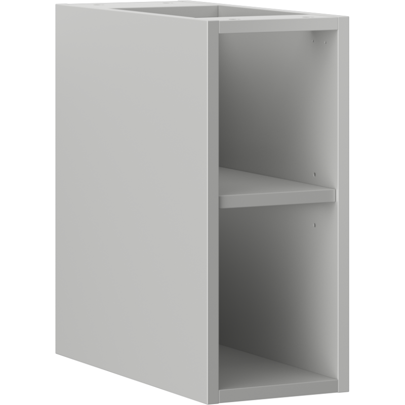Mexen Box-A armoire ouverte avec étagère 20 cm, gris mat - 91AX2-0200-470-0-62