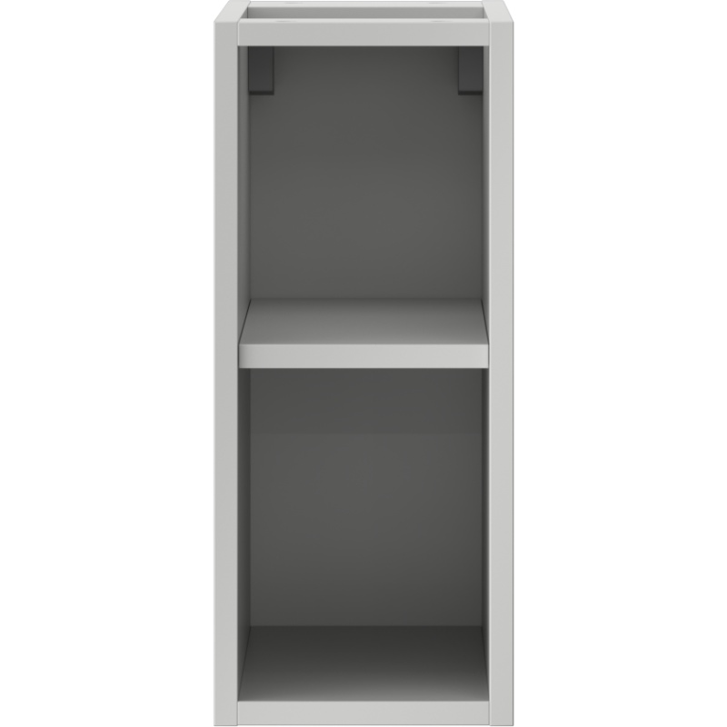 Mexen Box-A armoire ouverte avec étagère 20 cm, gris mat - 91AX2-0200-470-0-62