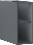 Mexen Box-A armoire ouverte avec étagère 20 cm, graphite mat - 91AX2-0200-470-0-66