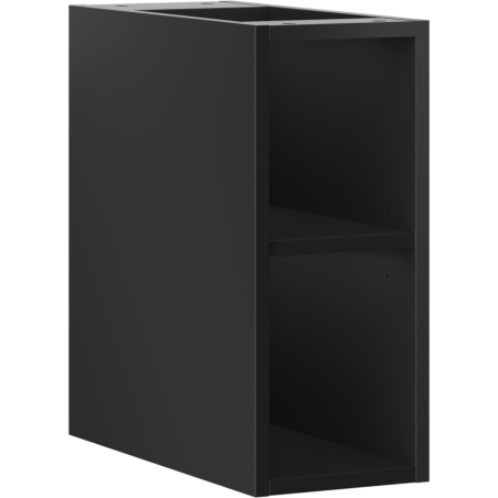 Mexen Box-A armoire ouverte avec étagère 20 cm, noir mat - 91AX2-0200-470-0-71