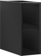 Mexen Box-A armoire ouverte avec étagère 20 cm, noir mat - 91AX2-0200-470-0-71