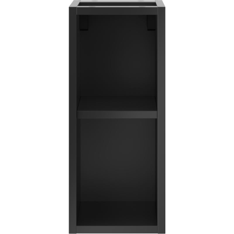 Mexen Box-A armoire ouverte avec étagère 20 cm, noir mat - 91AX2-0200-470-0-71