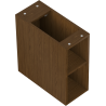 Mexen Box-A armoire ouverte avec étagère 20 cm, noyer - 91AX2-0200-470-0-86