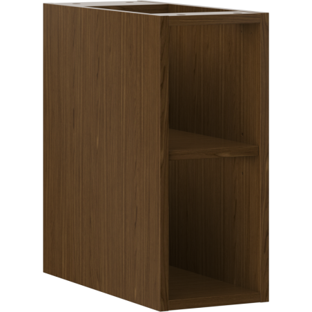 Mexen Box-A armoire ouverte avec étagère 20 cm, noyer - 91AX2-0200-470-0-86