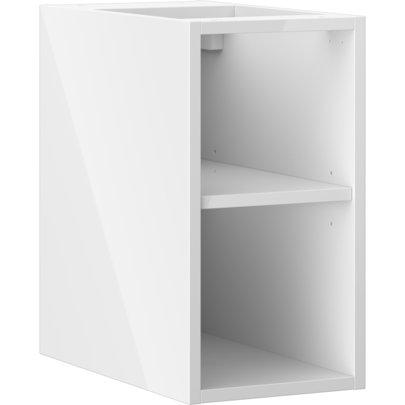 Mexen Box-A armoire ouverte avec étagère 25 cm, blanc brillant - 91AX2-0250-470-0-00
