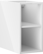 Mexen Box-A meuble ouvert avec étagère 25 cm, blanc brillant - 91AX2-0250-470-0-00