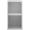 Mexen Box-A meuble ouvert avec étagère 25 cm, blanc brillant - 91AX2-0250-470-0-00