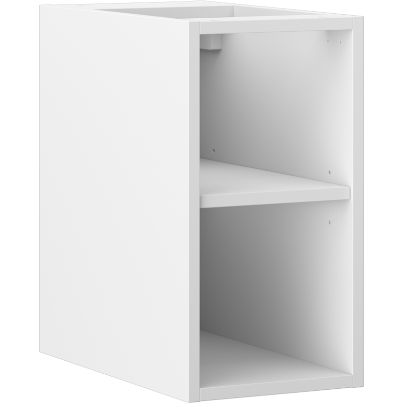 Mexen Box-A armoire ouverte avec étagère 25 cm, blanc mat - 91AX2-0250-470-0-01