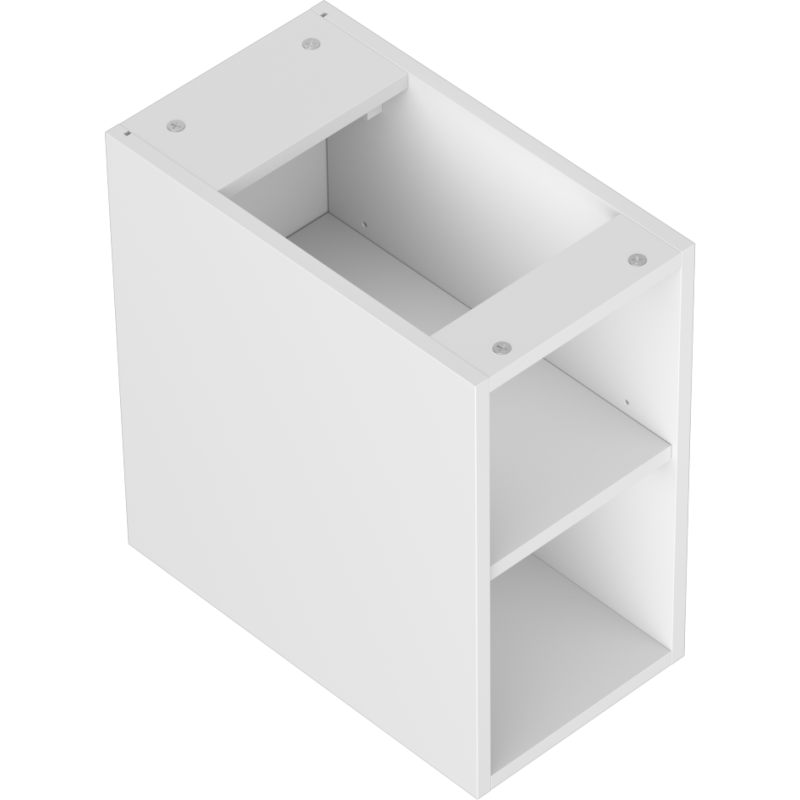Mexen Box-A armoire ouverte avec étagère 25 cm, blanc mat - 91AX2-0250-470-0-01