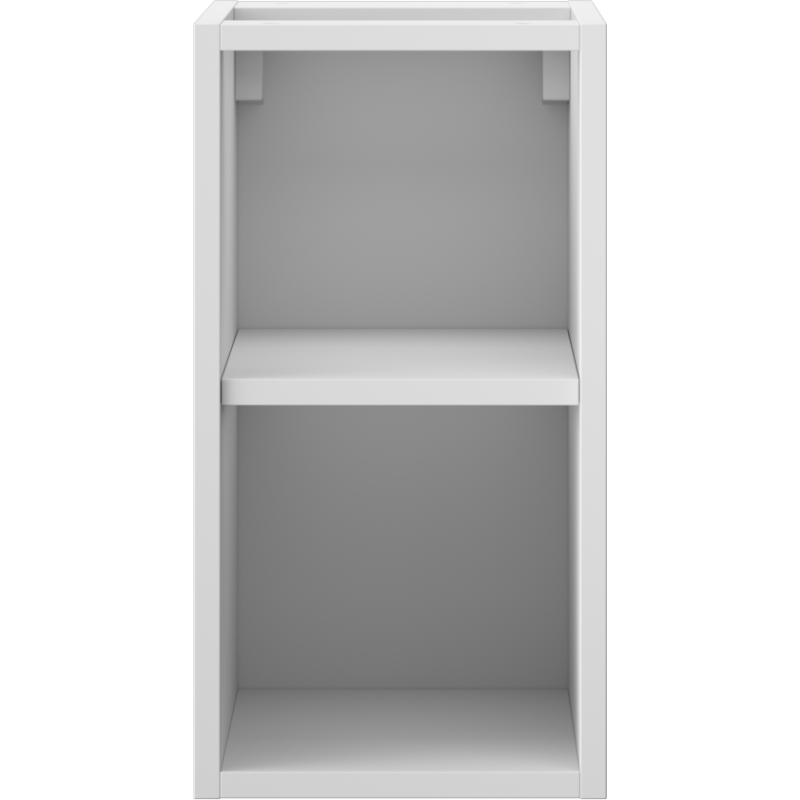 Mexen Box-A armoire ouverte avec étagère 25 cm, blanc mat - 91AX2-0250-470-0-01