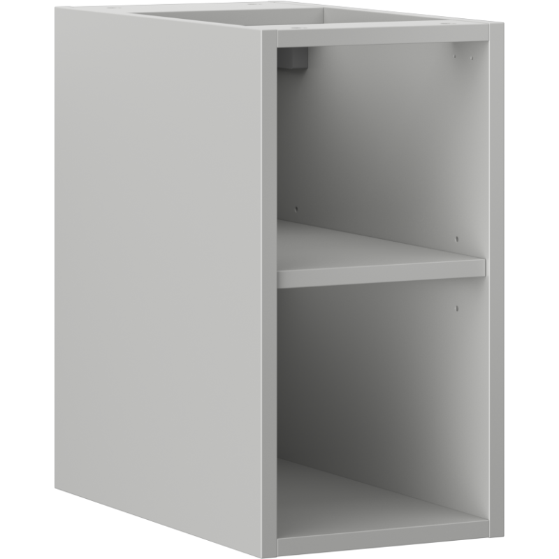 Mexen Box-A armoire ouverte avec étagère 25 cm, gris mat - 91AX2-0250-470-0-62