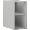 Mexen Box-A armoire ouverte avec étagère 25 cm, gris mat - 91AX2-0250-470-0-62
