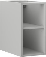 Mexen Box-A armoire ouverte avec étagère 25 cm, gris mat - 91AX2-0250-470-0-62