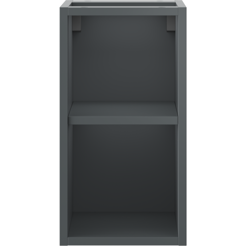 Mexen Box-A armoire ouverte avec étagère 25 cm, graphite mat - 91AX2-0250-470-0-66
