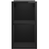 Mexen Box-A armoire ouverte avec étagère 25 cm, noir brillant - 91AX2-0250-470-0-70