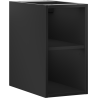 Mexen Box-A armoire ouverte avec étagère 25 cm, noir mat - 91AX2-0250-470-0-71