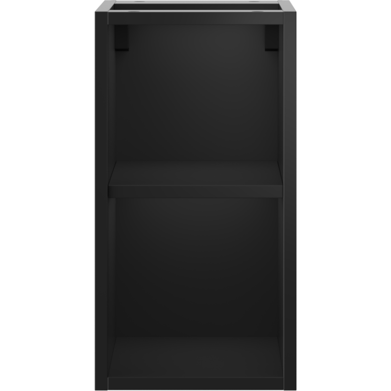 Mexen Box-A armoire ouverte avec étagère 25 cm, noir mat - 91AX2-0250-470-0-71