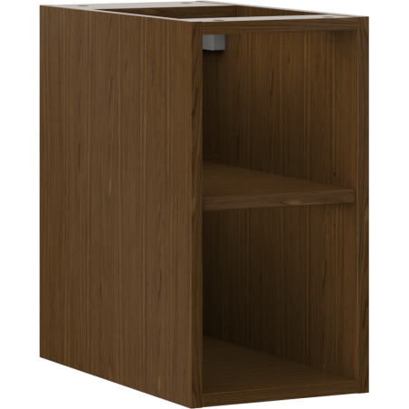 Mexen Box-A armoire ouverte avec étagère 25 cm, noyer - 91AX2-0250-470-0-86