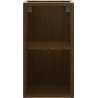Mexen Box-A armoire ouverte avec étagère 25 cm, noyer - 91AX2-0250-470-0-86