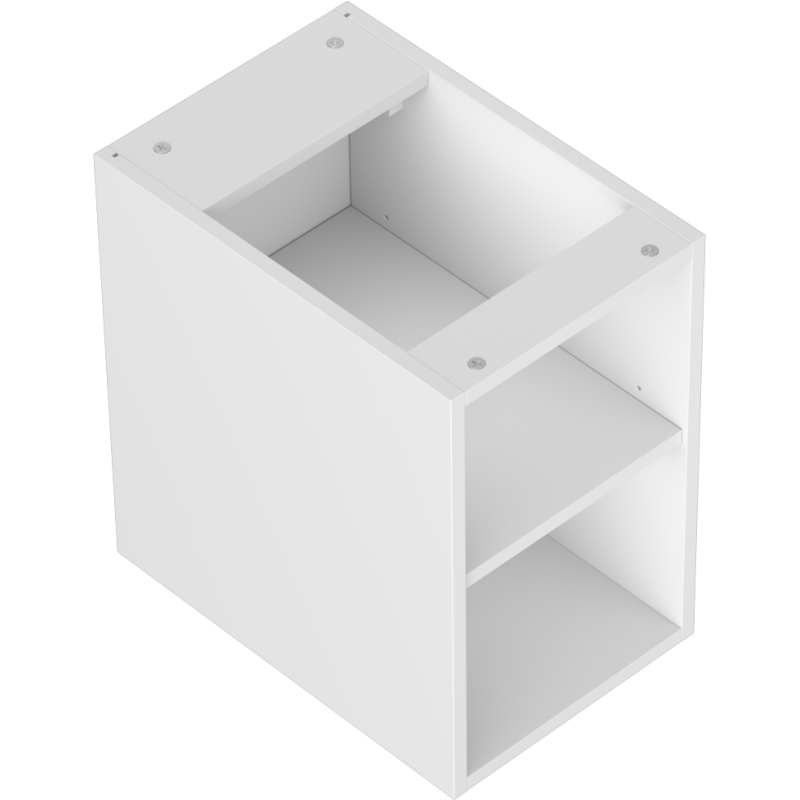 Mexen Box-A armoire ouverte avec étagère 30 cm, blanc mat - 91AX2-0300-470-0-01