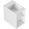 Mexen Box-A armoire ouverte avec étagère 30 cm, blanc mat - 91AX2-0300-470-0-01