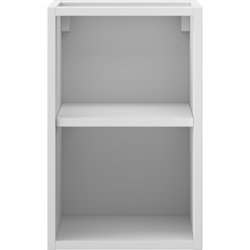 Mexen Box-A armoire ouverte avec étagère 30 cm, blanc mat - 91AX2-0300-470-0-01