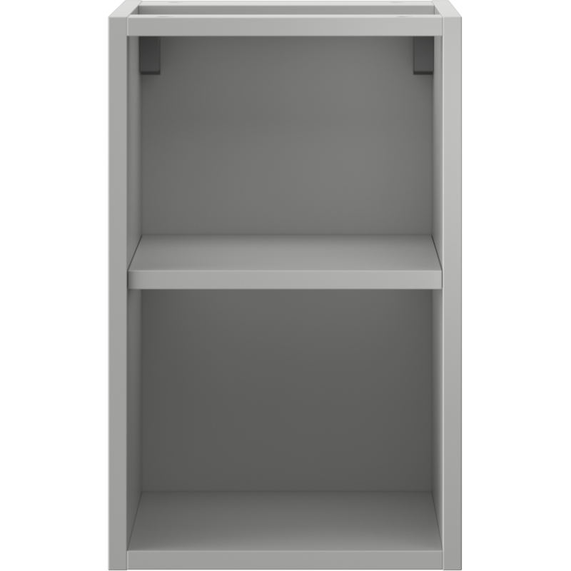 Mexen Box-A armoire ouverte avec étagère 30 cm, gris mat - 91AX2-0300-470-0-62