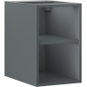 Mexen Box-A armoire ouverte avec étagère 30 cm, graphite mat - 91AX2-0300-470-0-66