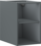 Mexen Box-A armoire ouverte avec étagère 30 cm, graphite mat - 91AX2-0300-470-0-66
