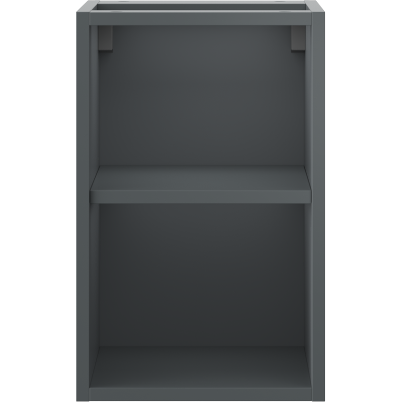 Mexen Box-A armoire ouverte avec étagère 30 cm, graphite mat - 91AX2-0300-470-0-66