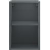 Mexen Box-A armoire ouverte avec étagère 30 cm, graphite mat - 91AX2-0300-470-0-66
